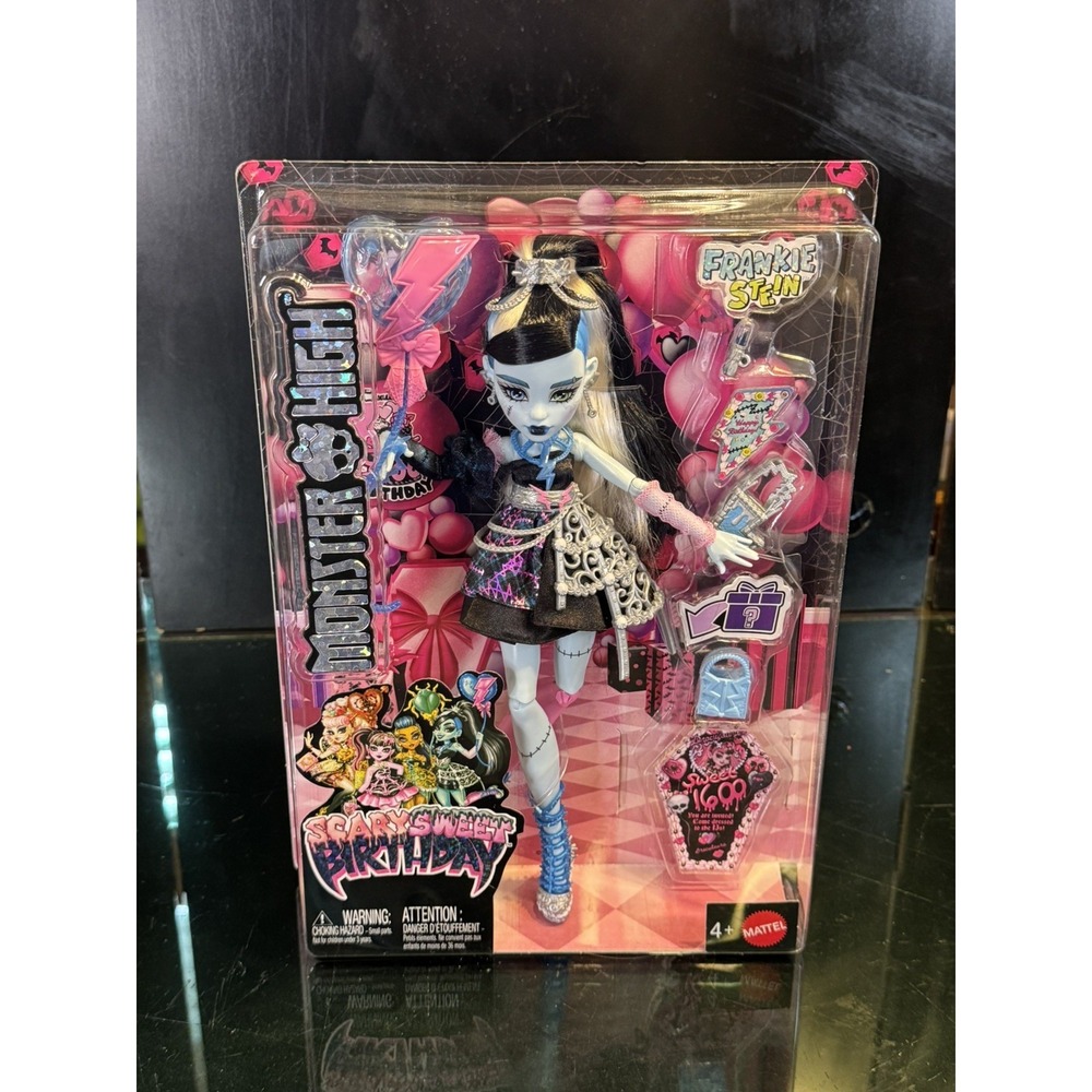 Mattel Monster High Frankie Stein Scary Sweet 1600 Birthday 11in Doll Unopened